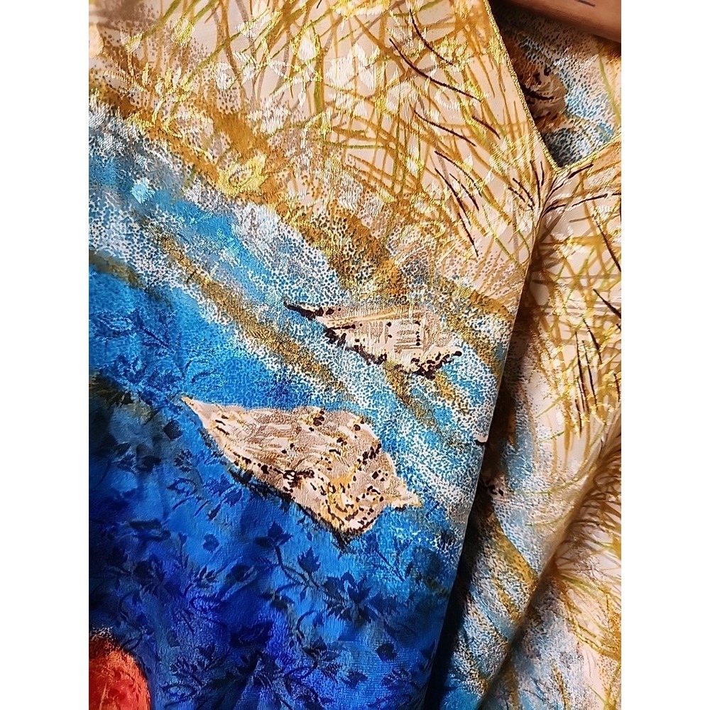 Winlar Caftan Kaftan Dress Vintage Shimmery Beach 2X Resortwear - Picture 5 of 15